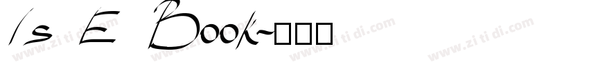 Is E Book字体转换 Is E Book字体转换